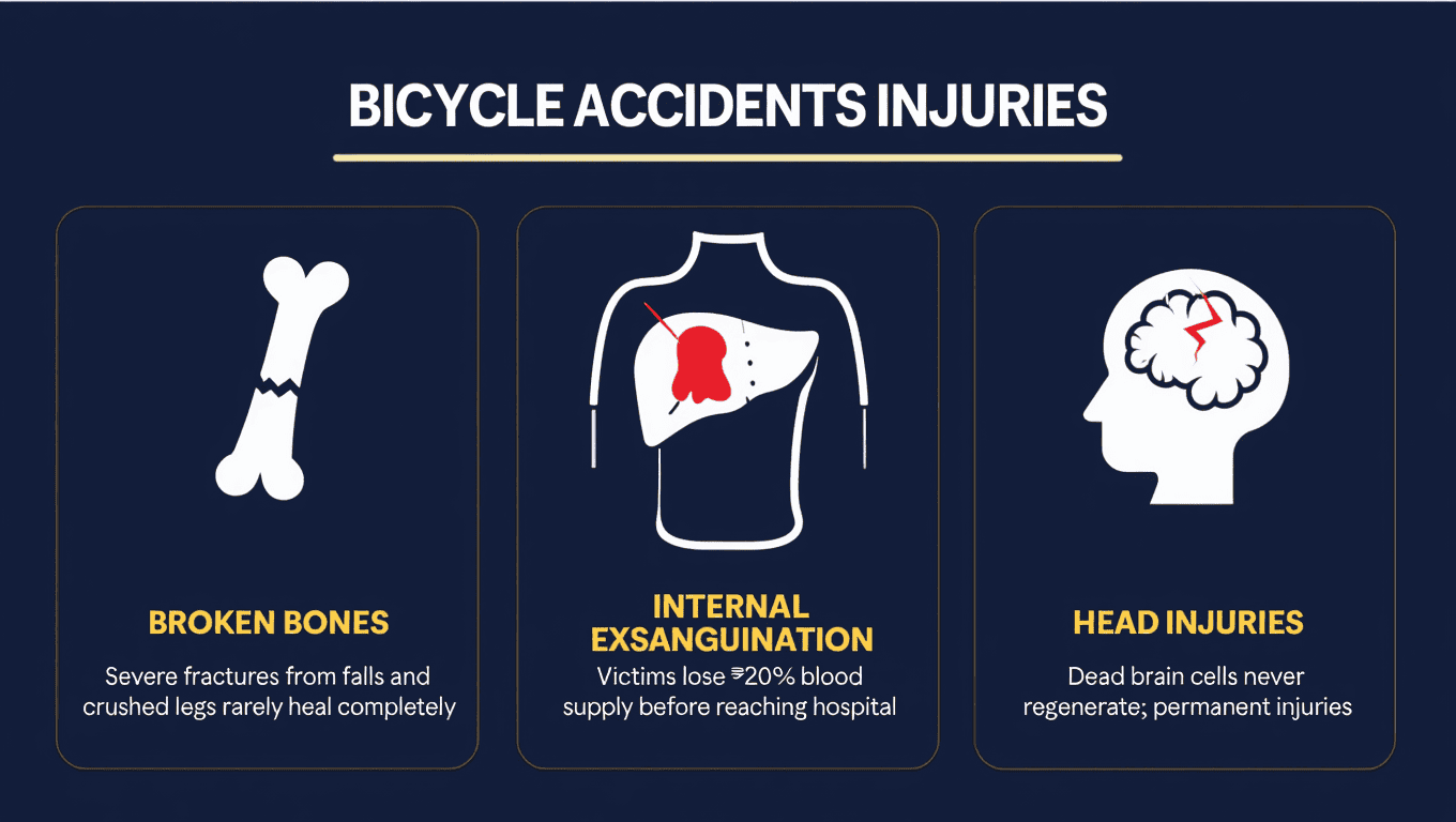 Does auto insurance cover the costs of a bicycle accident?