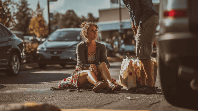 What to Do If You Slip and Fall in a Store Parking Lot